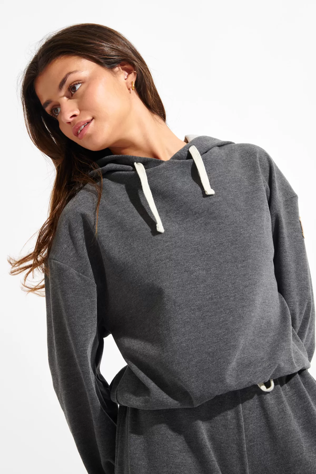 Banana Moon Fleece ONEKA GRANITE< Loungewear | Truien